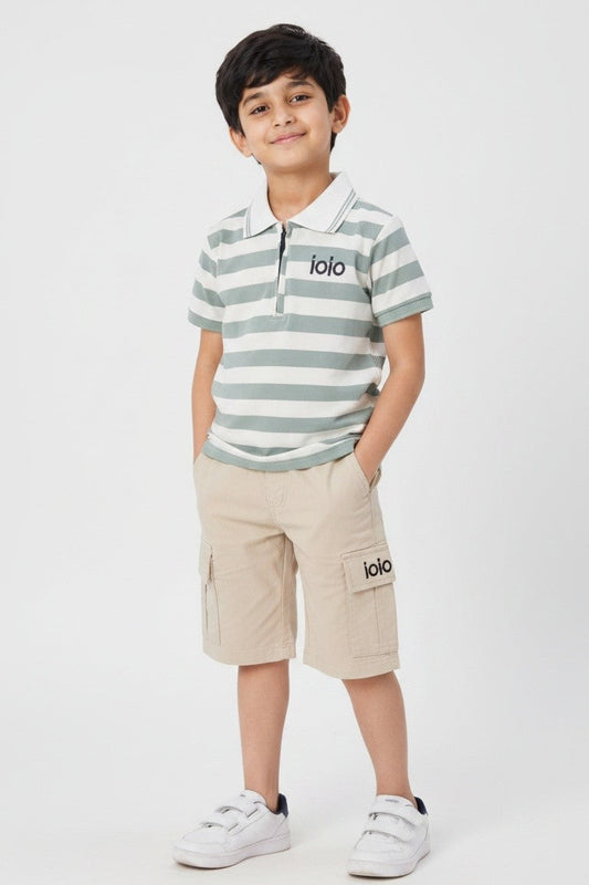 Boys Summer Polo Shorts Co-Ord